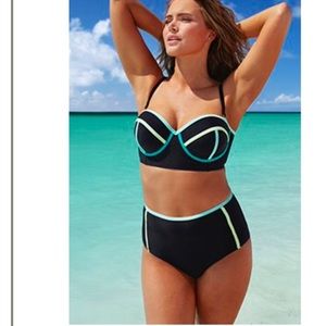 Swimsuits for All high waisted bikini